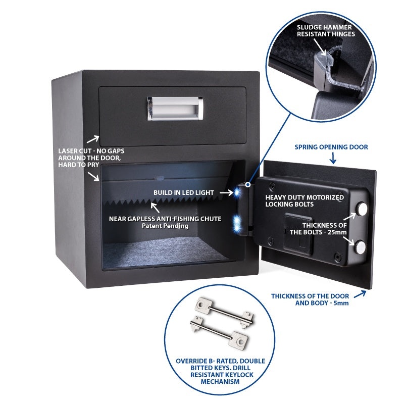 Viking VS-40DS Depository Safe with Keypad Lock - Image 3