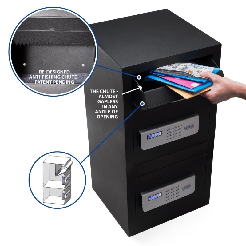 Viking VS-70DS Double Door Depository Safe with Electronic Locks - Image 3