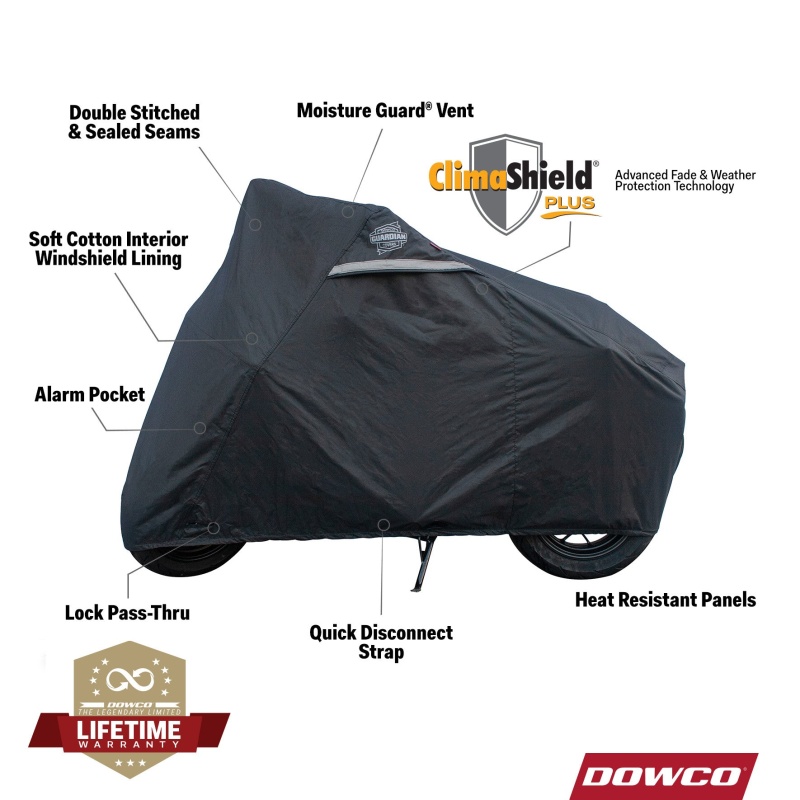 DOWCO Guardian WeatherAll Plus Motorcycle Cover - Honda Grom 125 and Kawasaki Z125 - Image 2