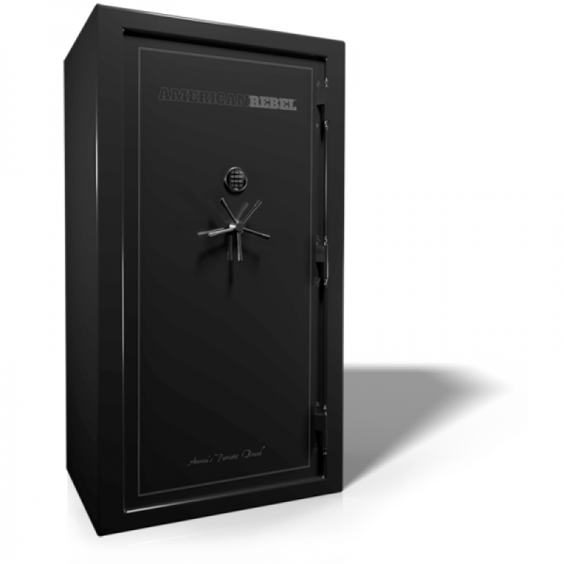 American Rebel AR-45 Black Smoke Extra Tall Gun Safe with Digital Lock - Image 2