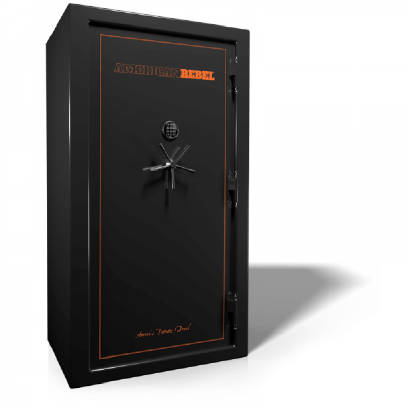 American Rebel AR-45 Black Smoke Extra Tall Gun Safe with Digital Lock - Image 3