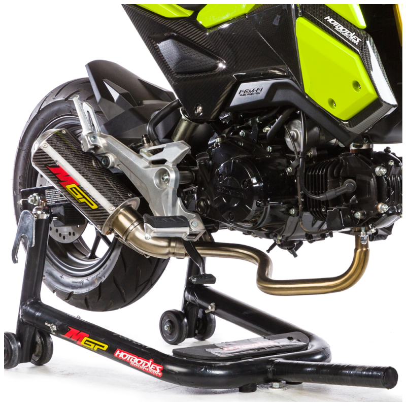 Hot Bodies Racing MGP 2017-18' Honda Grom 125 Low Mount Full Exhaust System - Image 8