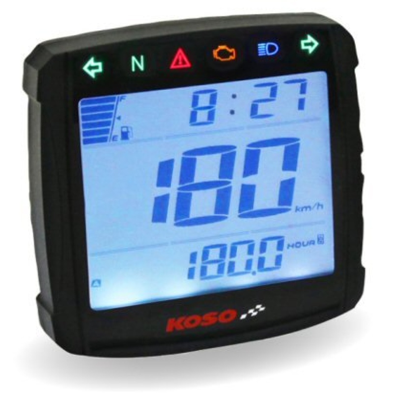 Koso XR-01S Multifunction Electronic Universal Speedometer Computer Gauge - Image 2