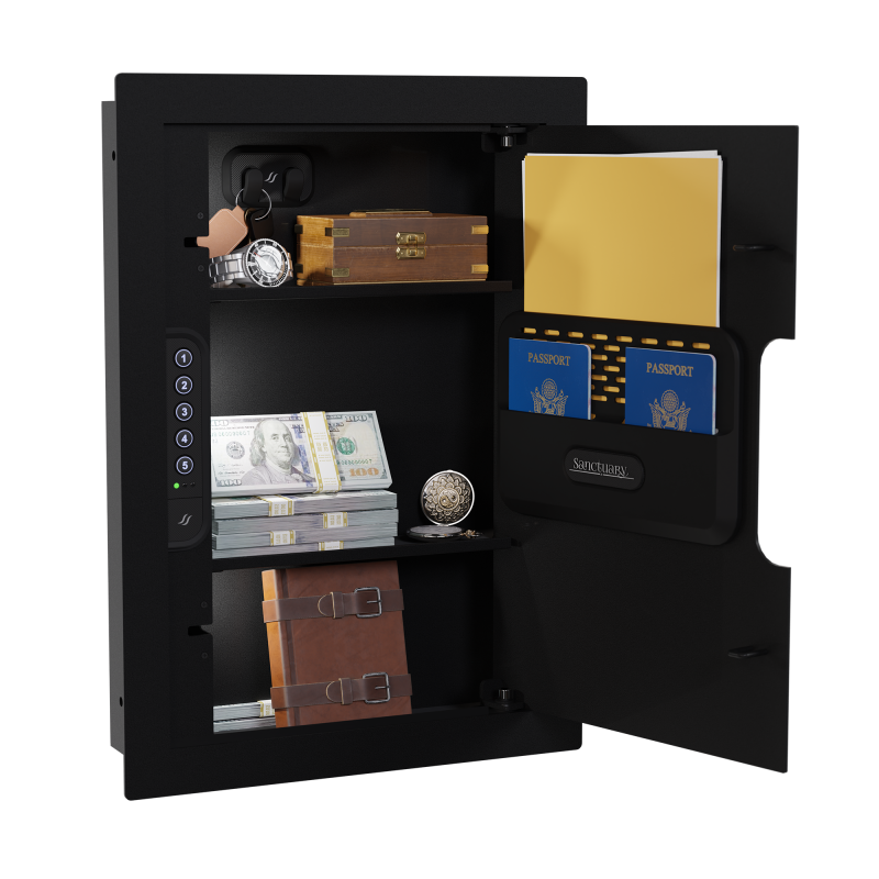 Sanctuary SA-IWV-B Black In-Wall Safe - Image 3