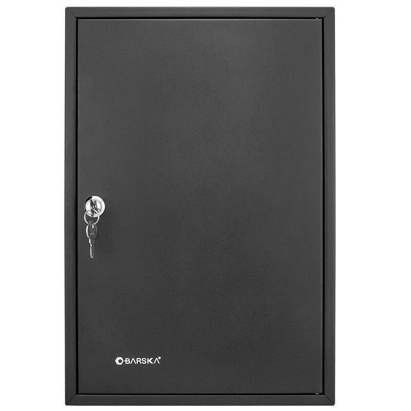 Barska CB12486 64 Keys Adjustable Key Cabinet - Black