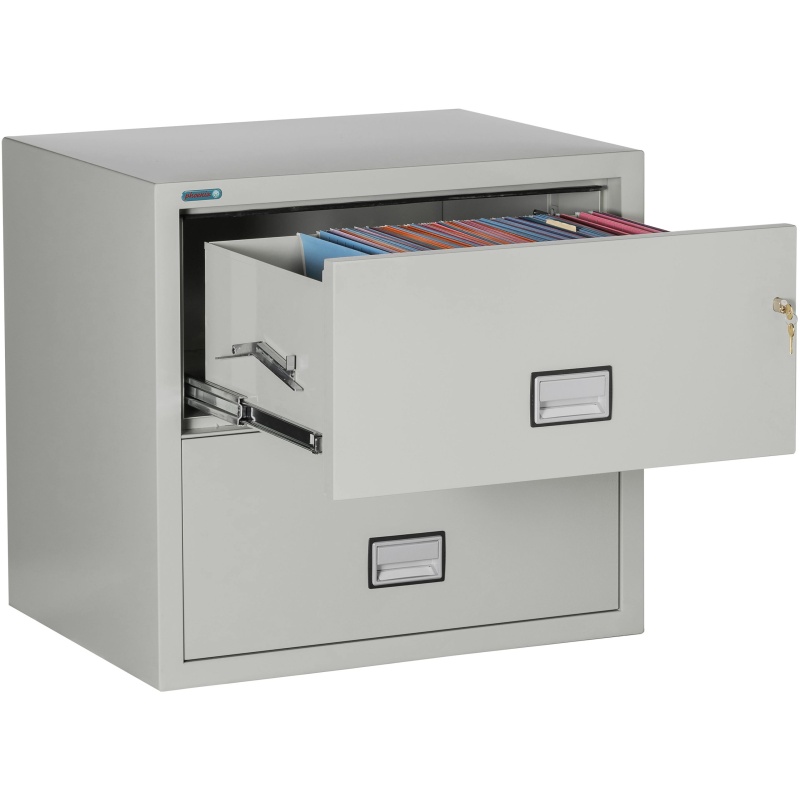 Phoenix Safe LAT2W31 31" 2 Drawer Lateral Size Fire File Cabinet - Image 12