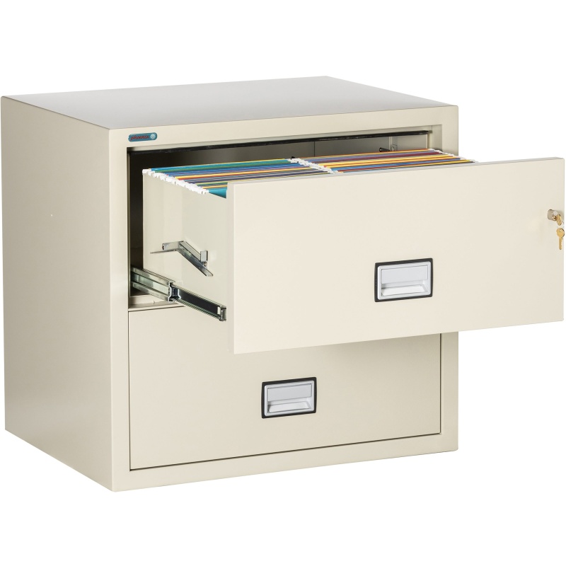 Phoenix Safe LAT2W31 31" 2 Drawer Lateral Size Fire File Cabinet - Image 3