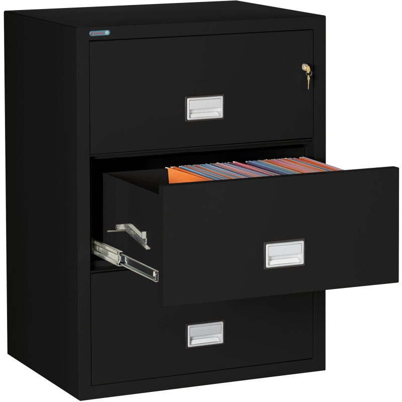 Phoenix Safe LAT3W31 31" 3 Drawer Lateral Size Fire File Cabinet - Image 7