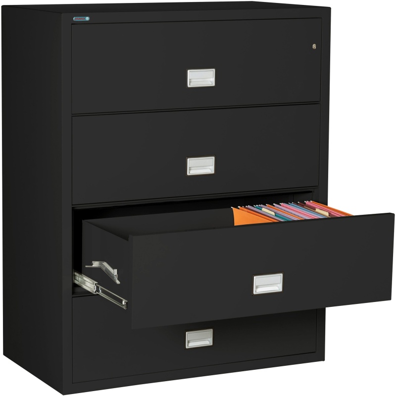 Phoenix Safe LAT4W44 44" 4 Drawer Lateral Size Fire File Cabinet - Image 13