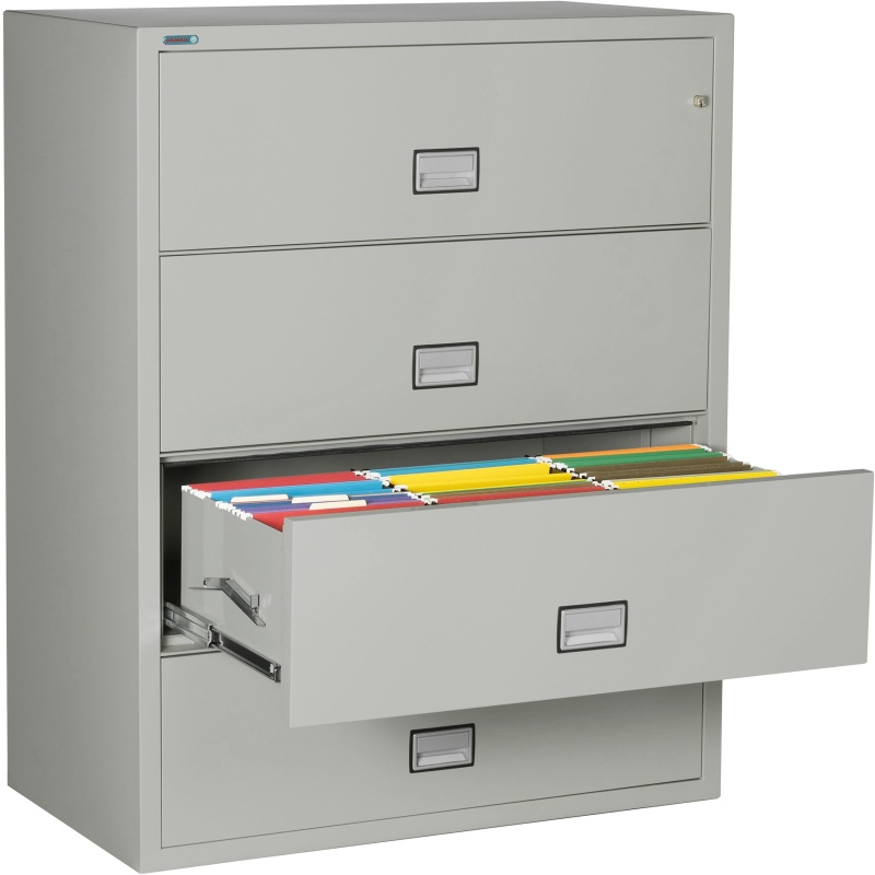 Phoenix Safe LAT4W44 44" 4 Drawer Lateral Size Fire File Cabinet - Image 15