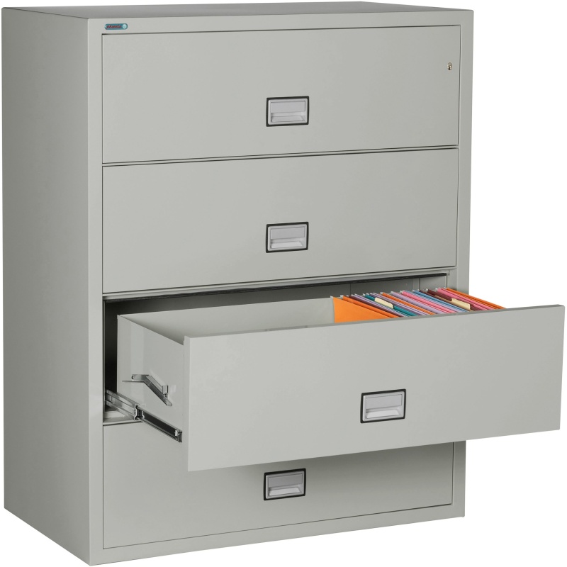 Phoenix Safe LAT4W44 44" 4 Drawer Lateral Size Fire File Cabinet - Image 16