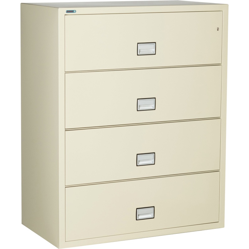 Phoenix Safe LAT4W44 44" 4 Drawer Lateral Size Fire File Cabinet