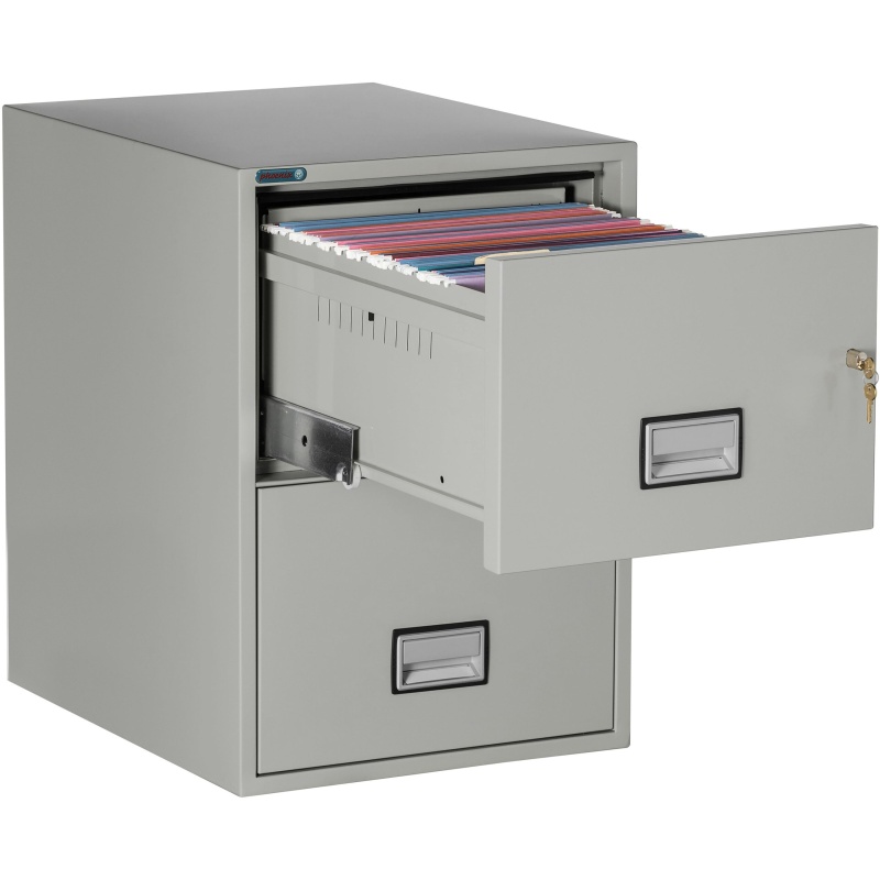 Phoenix Safe LGL2W25 25 inch 2 Drawer Legal Size Fire File Cabinet - Image 9