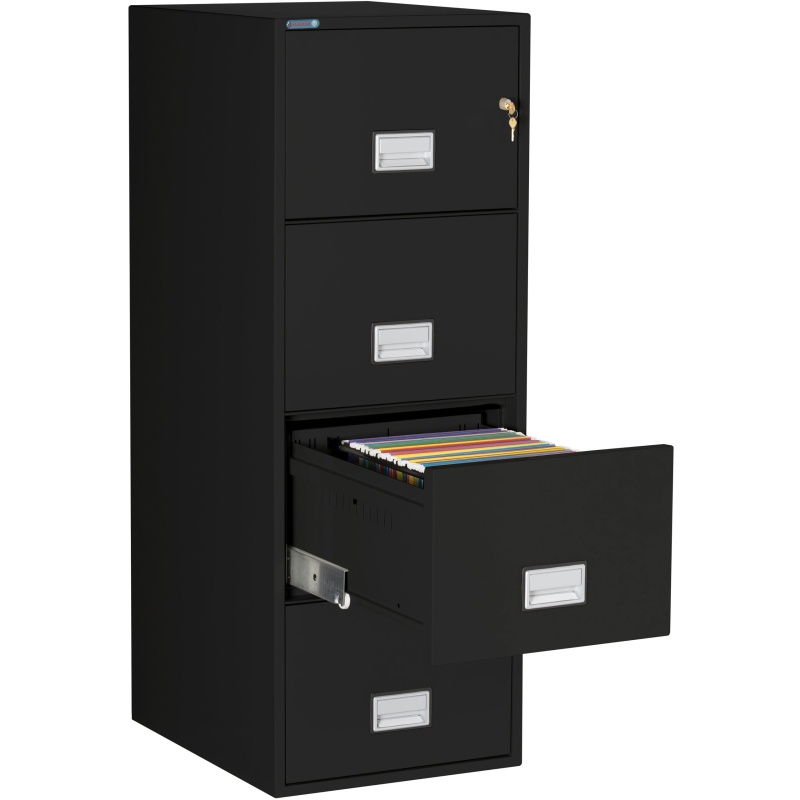 Phoenix Safe LGL4W25 25" 4 Drawer Legal Size Fire File Cabinet - Image 6