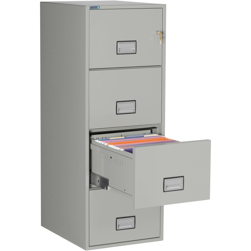 Phoenix Safe LGL4W25 25" 4 Drawer Legal Size Fire File Cabinet - Image 8