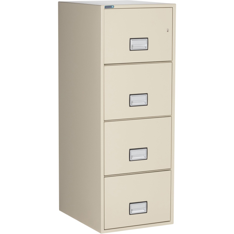 Phoenix Safe LGL4W25 25" 4 Drawer Legal Size Fire File Cabinet