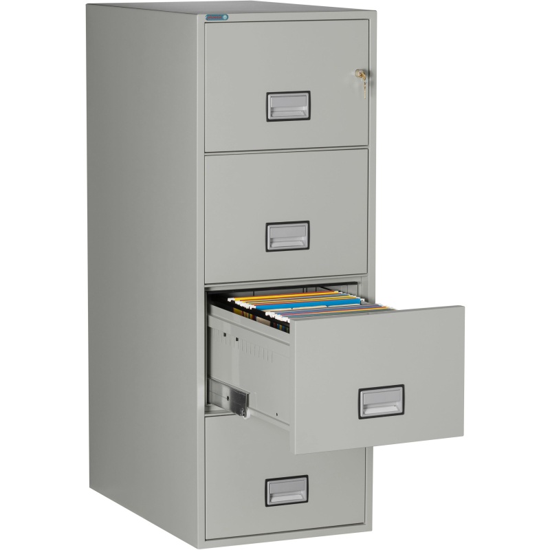 Phoenix Safe LGL4W31 31" 4 Drawer Legal Size Fire File Cabinet - Image 7