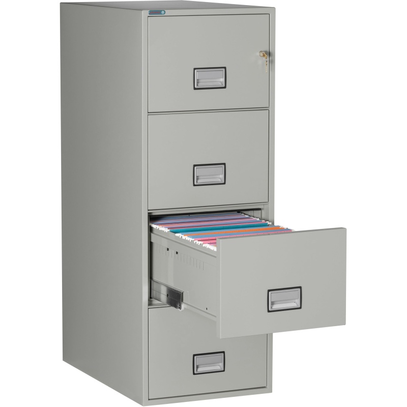 Phoenix Safe LGL4W31 31" 4 Drawer Legal Size Fire File Cabinet - Image 8