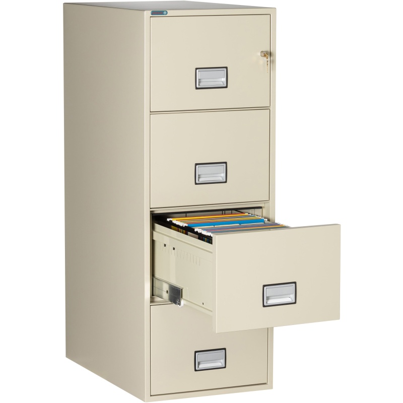 Phoenix Safe LGL4W31 31" 4 Drawer Legal Size Fire File Cabinet - Image 2