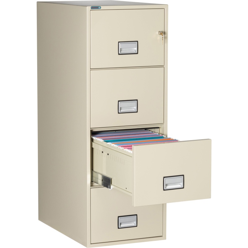 Phoenix Safe LGL4W31 31" 4 Drawer Legal Size Fire File Cabinet - Image 3