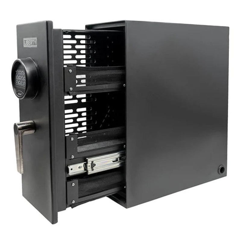 Liberty HPS-100-R Personal Home Safe Black - Image 2