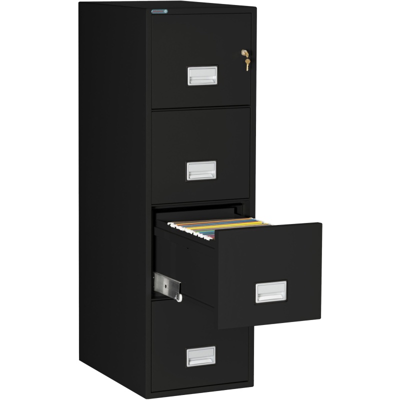 Phoenix Safe LTR4W25 25" 4 Drawer Letter Vertical Fire File Cabinet - Image 4