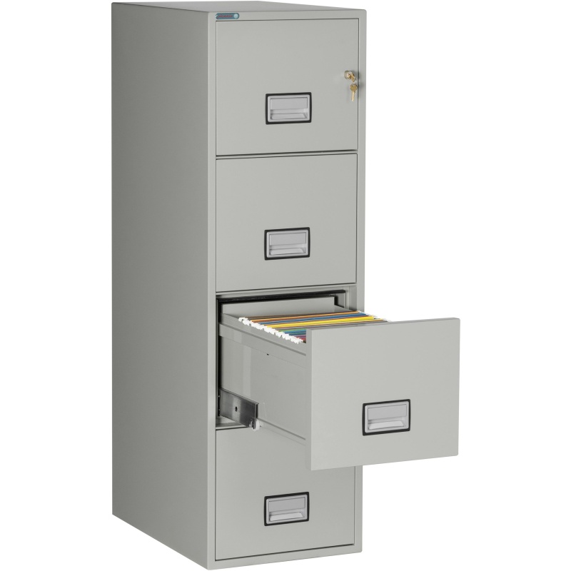 Phoenix Safe LTR4W25 25" 4 Drawer Letter Vertical Fire File Cabinet - Image 6