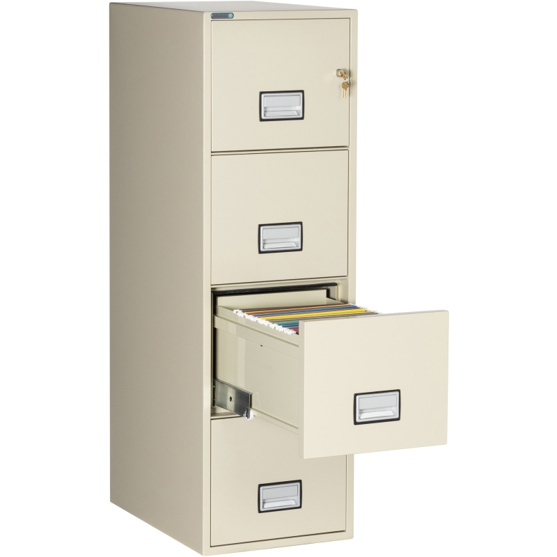 Phoenix Safe LTR4W25 25" 4 Drawer Letter Vertical Fire File Cabinet - Image 2