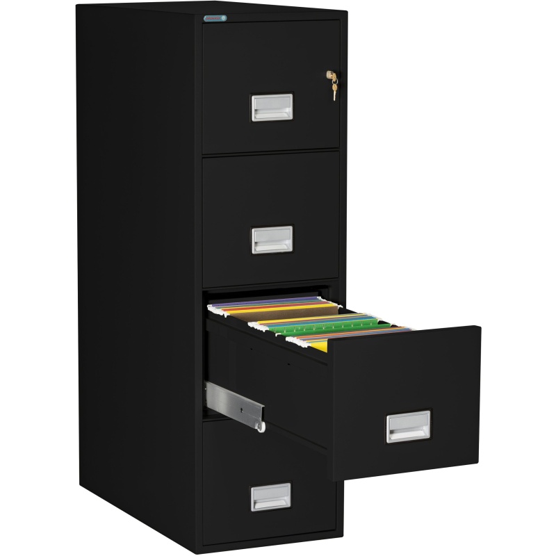 Phoenix Safe LTR4W31 31" 4 Drawer Letter Vertical Fire File Cabinet - Image 4