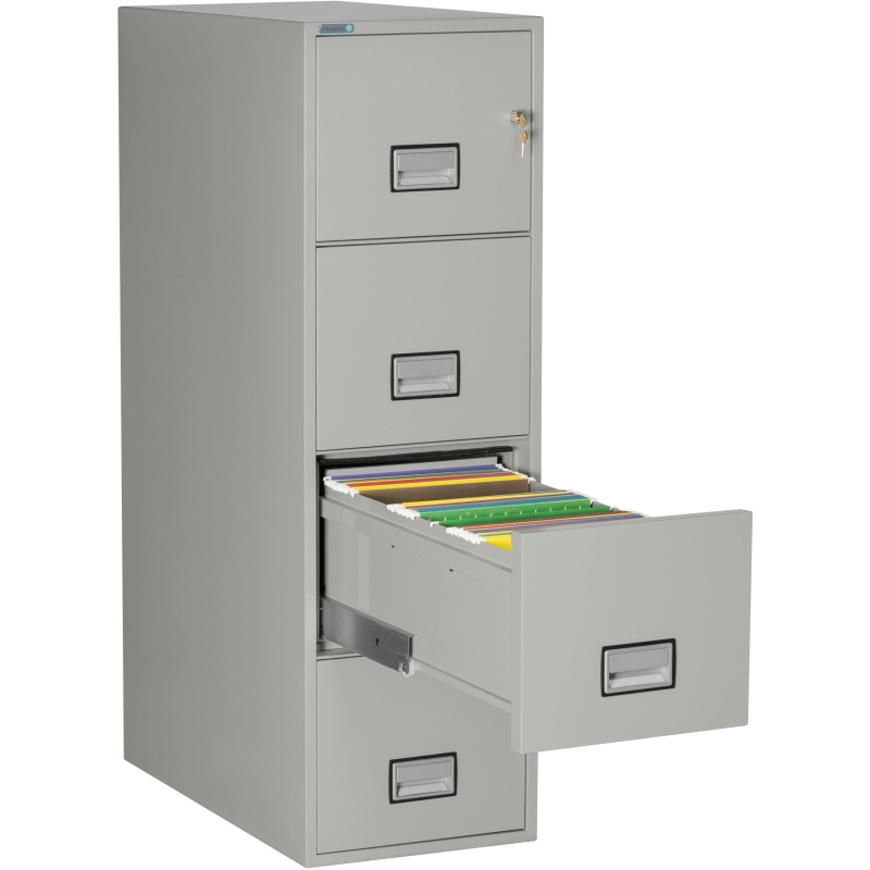 Phoenix Safe LTR4W31 31" 4 Drawer Letter Vertical Fire File Cabinet - Image 5