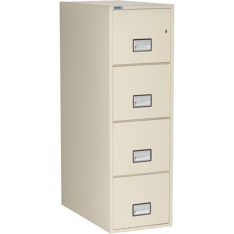 Phoenix Safe LTR4W31 31" 4 Drawer Letter Vertical Fire File Cabinet