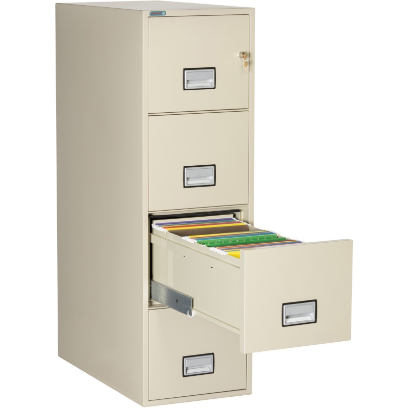 Phoenix Safe LTR4W31 31" 4 Drawer Letter Vertical Fire File Cabinet - Image 2