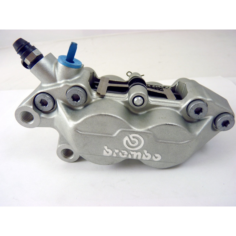 Silver Brembo 4 Piston 4P Brake Caliper LEFT Side - Honda Ruckus