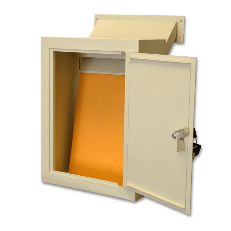 Protex MDL-170 Wall-Mount Letter Locking Drop Box with Chute - Image 3