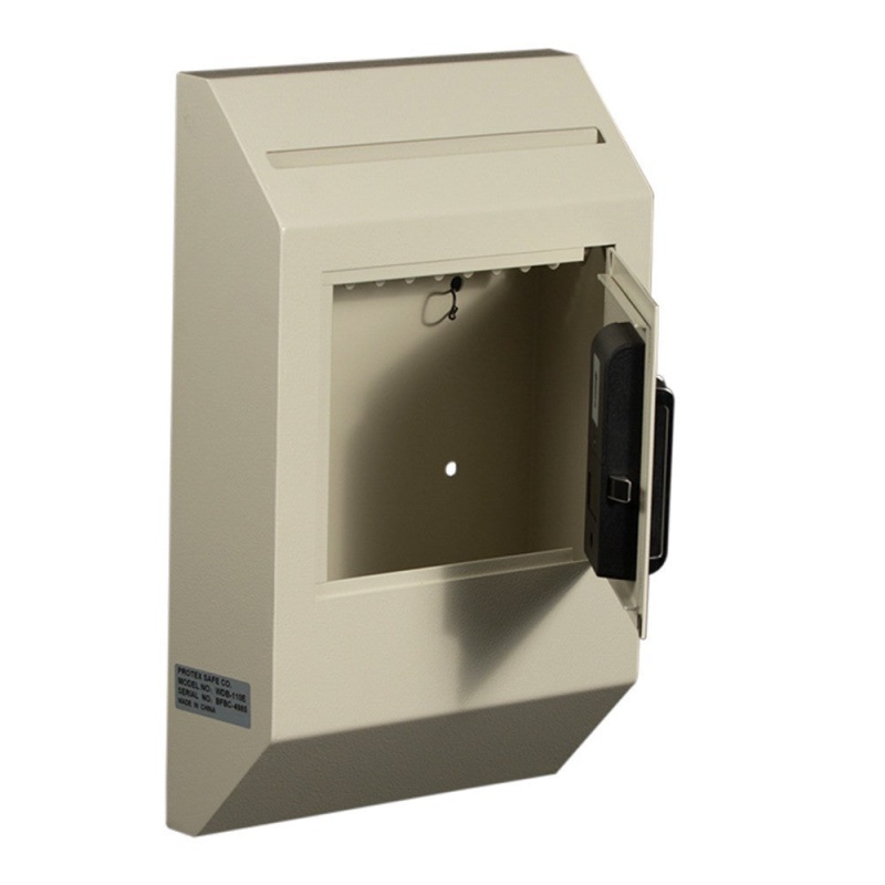 Protex WDB-110E II Letter Size Wall Drop Box with Electronic Lock - Image 2