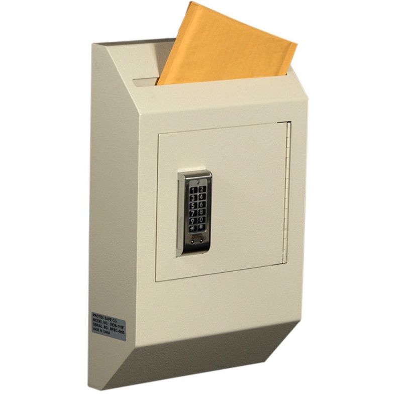 Protex WDB-110E II Letter Size Wall Drop Box with Electronic Lock - Image 3