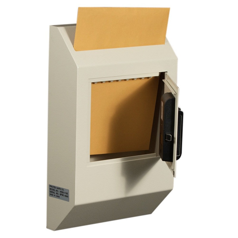 Protex WDB-110E II Letter Size Wall Drop Box with Electronic Lock - Image 4