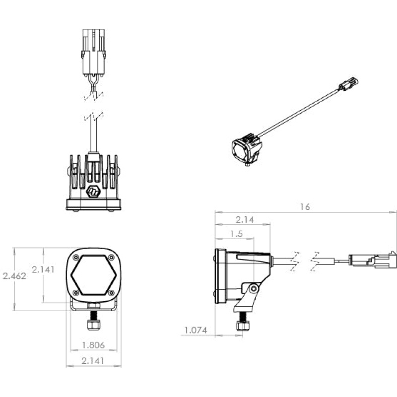 Baja Designs S1 Wide Cornering LED Light - Image 6