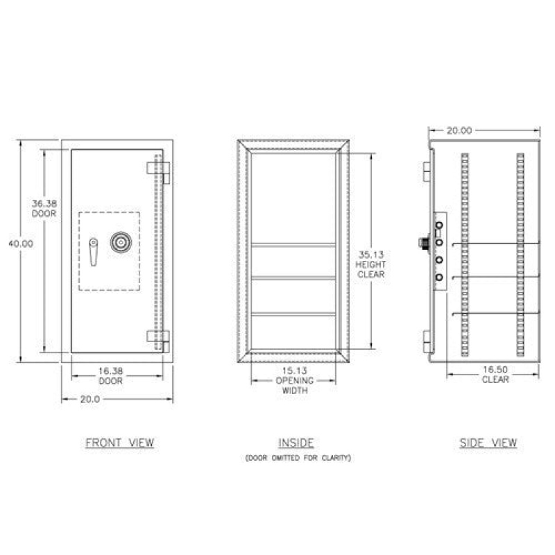 SafeandVaultStore UC402020 B-Rated Burglary Safe - Image 3