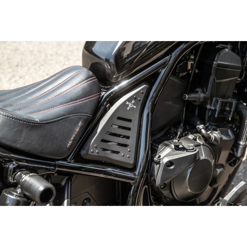 Burly Brand 2022+ Honda Rebel 1100 Slash Cut Side Cover Set - Image 2