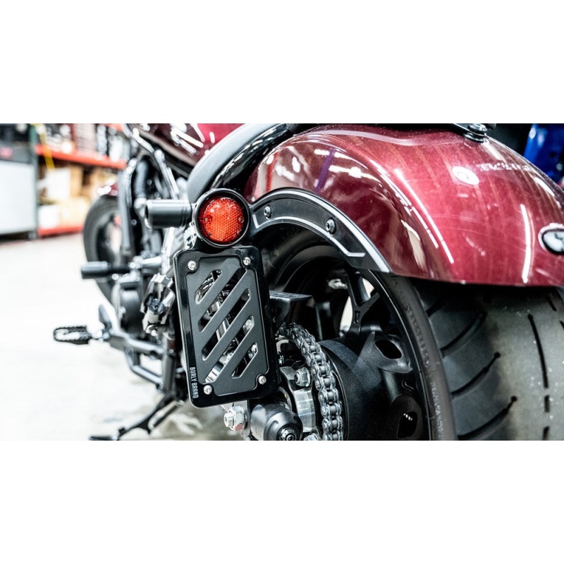 Burly Brand 2022+ Honda Rebel 1100 Slash Cut Side Mount LED Taillight and License Plate Kit - Image 4