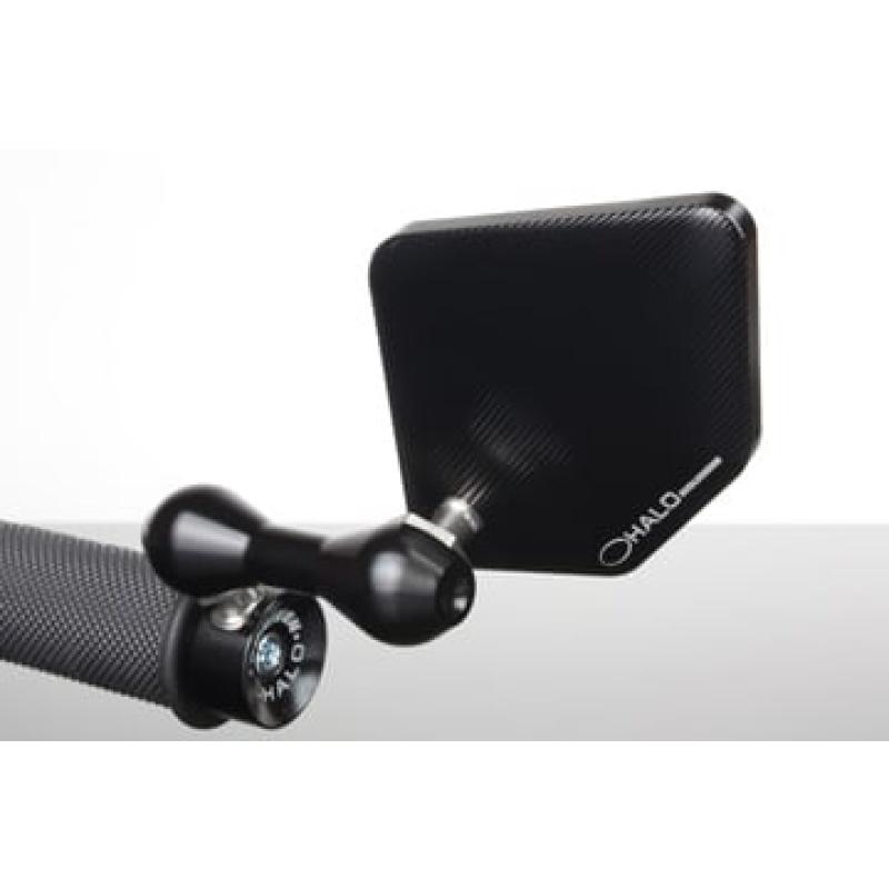 Driven Racing Halo Bar End Mirror - Black - Image 2