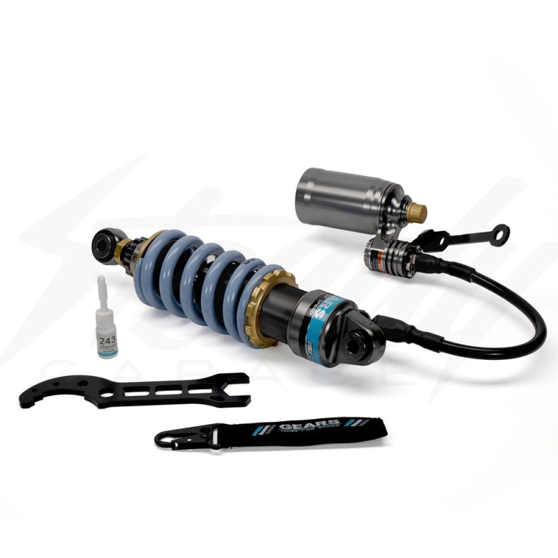 GEARS RACING HILL-2 PLUS (H2P) REAR SHOCK - CLASSICO BLACK - CFMOTO PAPIO SS, PAPIO CL (2023+) - Image 2