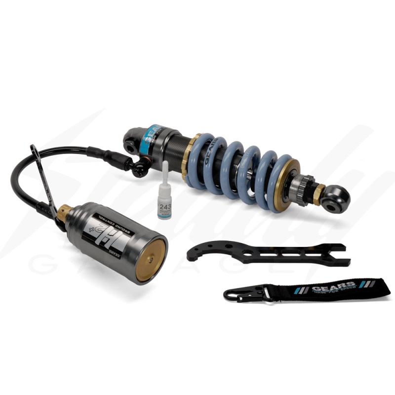 GEARS RACING HILL-2 PLUS (H2P) REAR SHOCK - CLASSICO BLACK - CFMOTO PAPIO SS, PAPIO CL (2023+) - Image 3