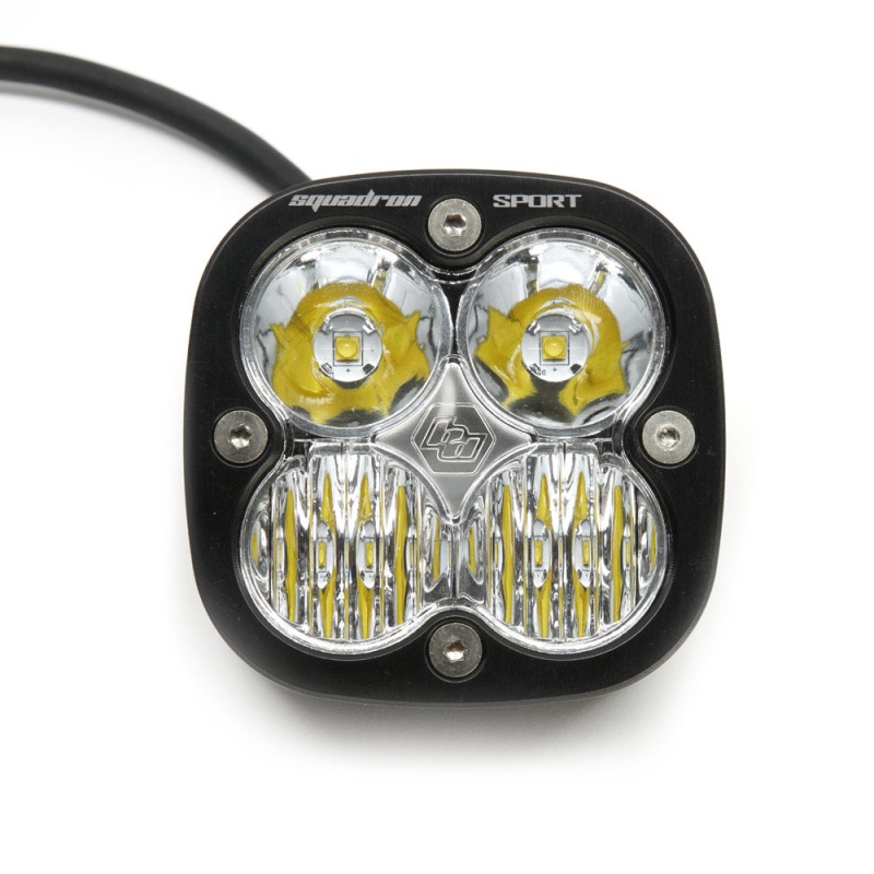 Baja Designs Squadron Sport Angled Flush Mount LED with Driving Lens