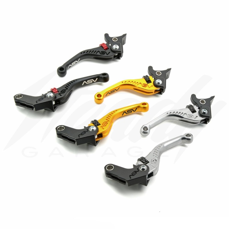 ASV C5 Shorty Brake / Clutch Lever Honda Grom Monkey 125 - Image 10