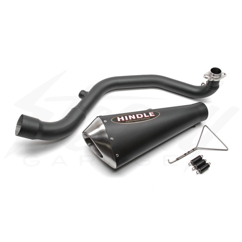 Hindle Black Ceramic EVO Megaphone Full Exhaust System - Honda Grom 125 (2017-2020) - Image 3