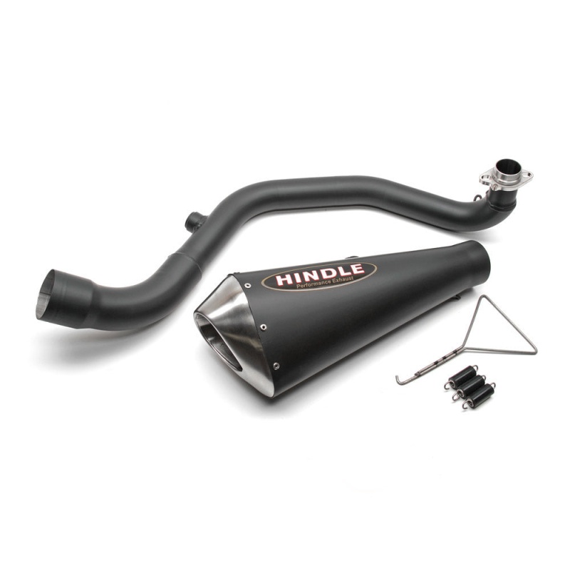 Hindle Black Ceramic EVO Megaphone Full Exhaust System - Honda Grom 125 (2017-2020)