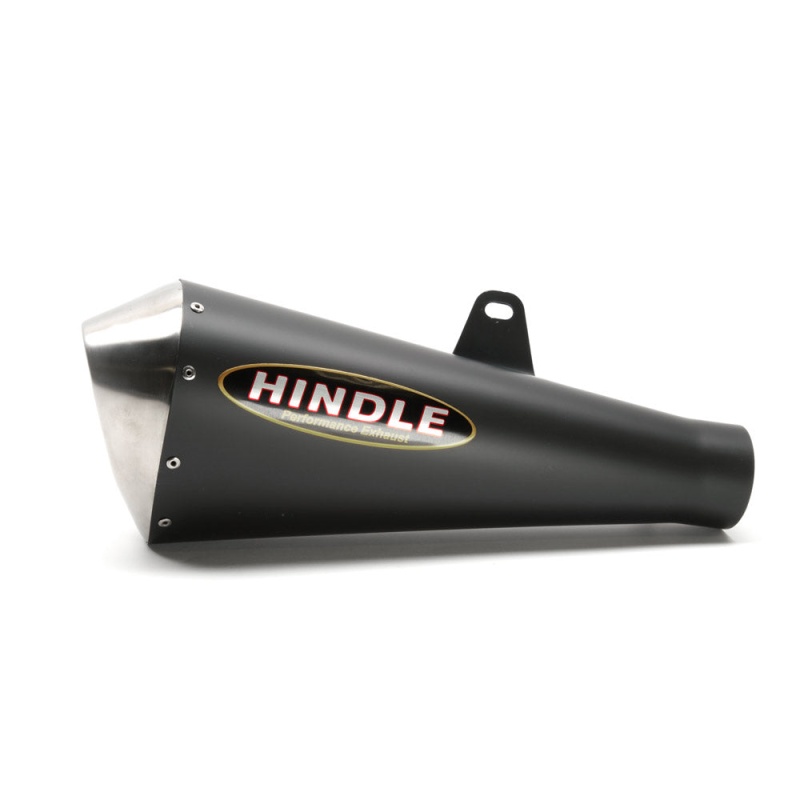 Hindle Stainless EVO Megaphone Full Exhaust System - Honda Grom 125 (2014-2016) - Black Ceramic