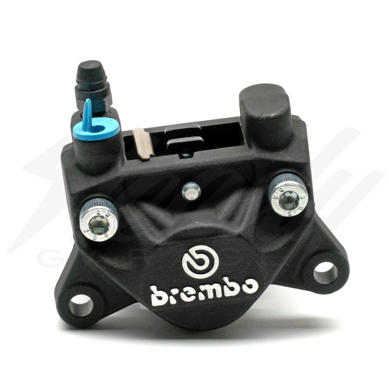 BLACK BREMBO P32F 32MM 2 PISTON BRAKE CALIPER - Left - Image 2